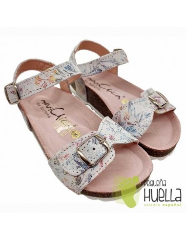 Sandalia Piel para niñas Marichica 524