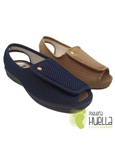 Zapatillas señora abiertas con velcro Ruiz y Gallego 970 2