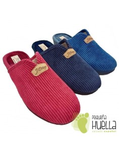 Zapatillas de pana con cuña para Mujer J. Ortega 1805 2