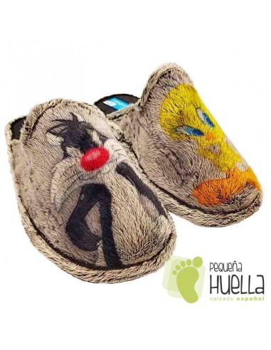 Zapatillas casa Piolín y Silvestre chica Niagara 6904