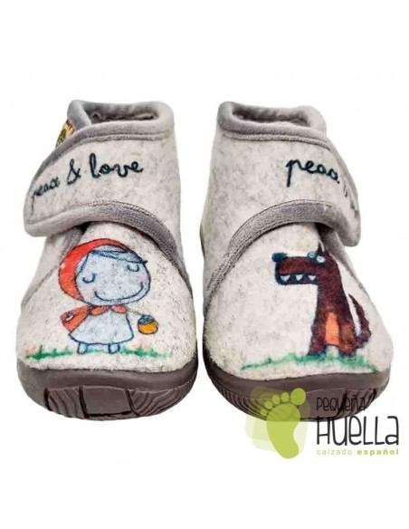 Zapatilla Casa Niñas Caperucita Rojo y el lobo Zapy Z75260 Zapatilla Casa Niñas Caperucita Rojo y el lobo Zapy Z75260