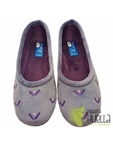 Zapatillas de casa para chica Muro 4019
