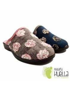 Zapatillas anatómicas hojas para Mujer / PERCLA 155270