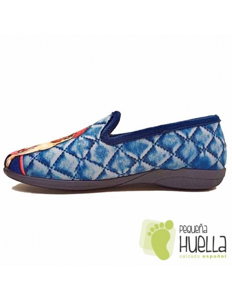 Zapatillas perrito chica con cuña CASA DONA 033