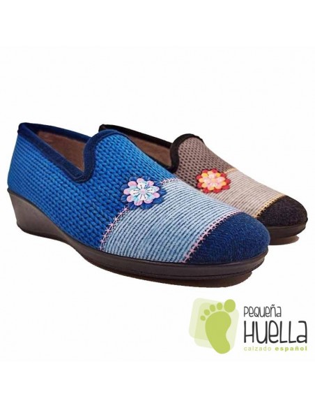 Zapatillas con cuña para señora CASA DONA 075