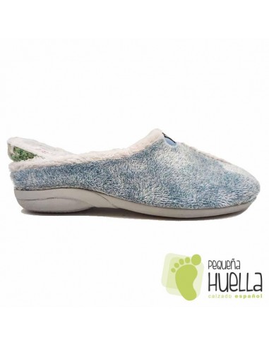 Zapatillas azules de casa para chica , MUYTER 367