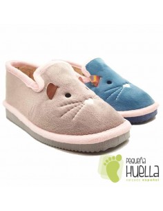 Babuchas de chica con gatito Javer 32-241