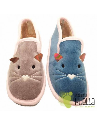 Babuchas de chica con gatito Javer 32-241