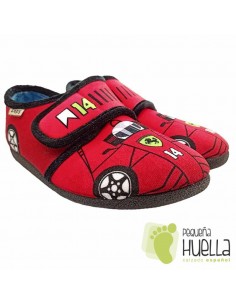 Zapatillas de Casa Ferrari chico con Velcro Zapy Z500711