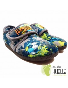 Zapatillas de casa Futbol para chico con Velcro Zapy Z50052
