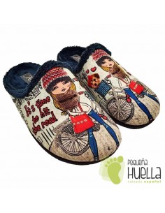 Zapatillas casa bicicleta para chica J. Ortega 1917 2