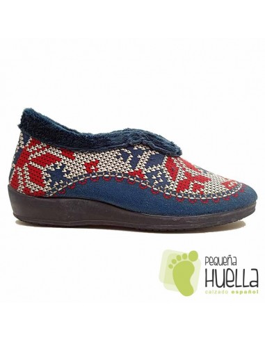 Zapatillas mujer azules casa Cesmony 82