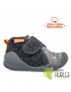 BIOMECANICS  ZAPATILLAS CASA NIÑOS GRISES 211161 2
