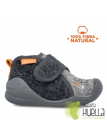 BIOMECANICS  ZAPATILLAS CASA NIÑOS GRISES 211161