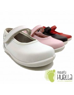 Merceditas Piel para Niñas con Velcro D´heymar