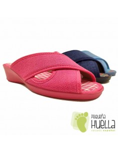 Zapatillas Mujer Cruzadas con Cuña MUYTER 715