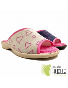 comprar Zapatillas anatómicas con corazones de mujer / PERCLA