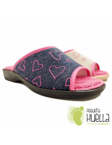 comprar Zapatillas anatómicas con corazones de mujer / PERCLA