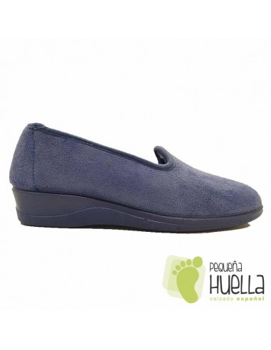 comprar Zapatillas casa azules mujer NEVADA 1500 online