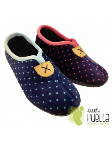 comprar Zapatillas casa mujer topos NEVADA 1520 online