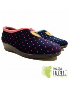 comprar Zapatillas casa mujer topos NEVADA 1520 online
