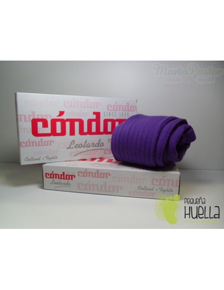 Leotardo Condor Canalé Púrpura