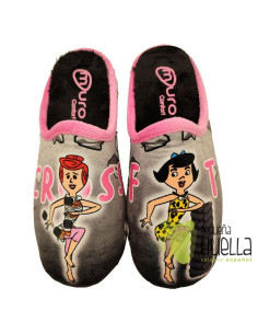 comprar Zapatillas casa mujer Picapiedras Muro 2714 online 2