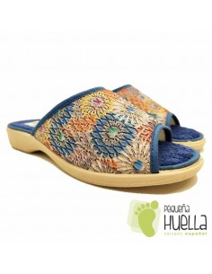 comprar Zapatillas casa con flores de mujer / PERCLA 14225