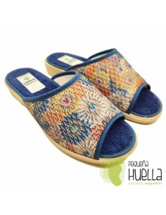 comprar Zapatillas casa con flores de mujer / PERCLA 14225 2
