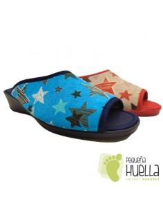 comprar Zapatillas casa para señora estrellas, CASA DONA 070 2