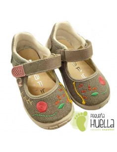 comprar Merceditas grises de Niña Zapy AD70360 online 2