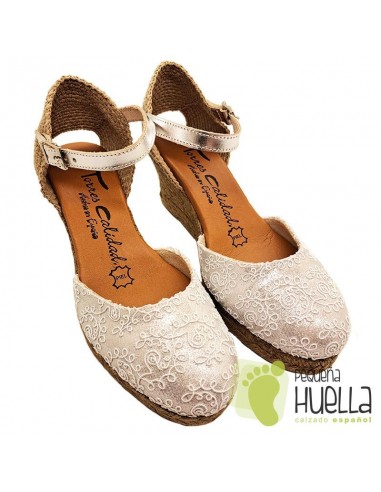 comprar Alpargatas ceremonia con cuña TORRES 4004 online