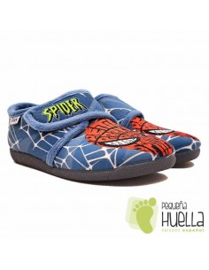 comprar Zapatillas de Casa SPIDERMAN chico con Velcro Zapy