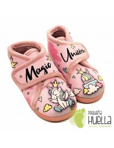 comprar Botitas de Casa rosas Niñas Unicornio Zapy AF11444 2