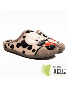 comprar Zapatillas oso panda casa para chica J. Ortega 1947