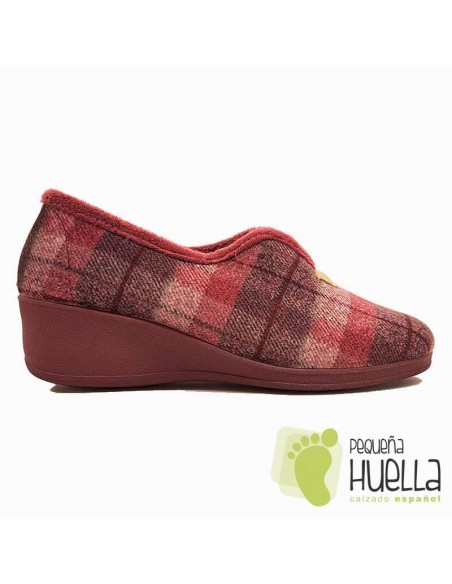 comprar Zapatillas cuadros casa para Mujer J. Ortega 1843 online