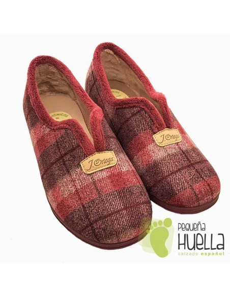 comprar Zapatillas cuadros casa para Mujer J. Ortega 1843 online