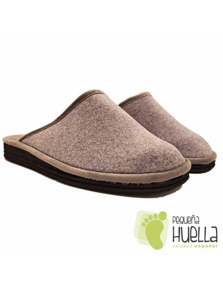 comprar Chinelas grises hombre CASA DONA 540 online