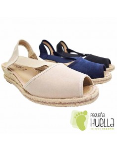 comprar Sandalias alpargatas de yute con media cuña Kokis online