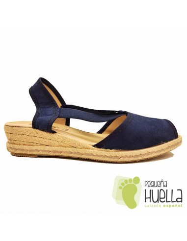comprar Sandalias alpargatas de yute con media cuña Kokis online