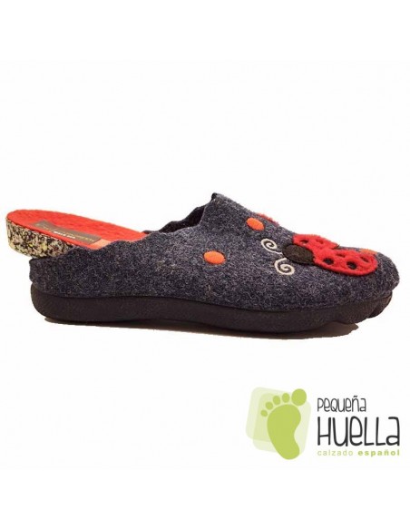 comprar ZAPAGREEN Zapatillas mariquita de casa para chica Invierno