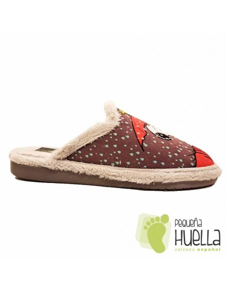 Zapatillas ZAPAGREEN Snoopy de casa para chica Invierno ZAPAGREEN