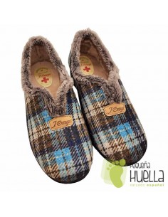 comprar Zapatillas cuadros casa para Mujer J. Ortega 1843 online 2