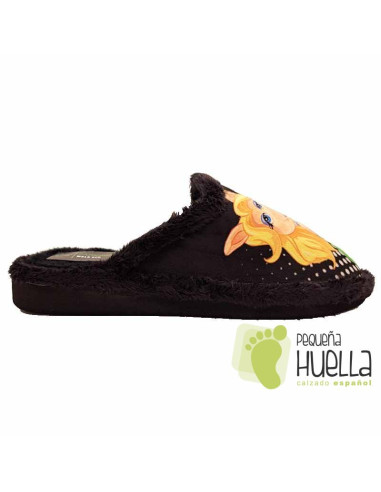 comprar Zapatillas Cerdita y Rana Gustavo de casa para chica Invierno ZAPAGREEN