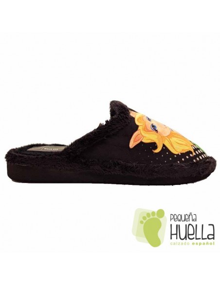 comprar Zapatillas Cerdita y Rana Gustavo de casa para chica Invierno ZAPAGREEN
