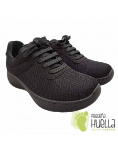 comprar Zapatillas color negro con cordones JAVER 340 online