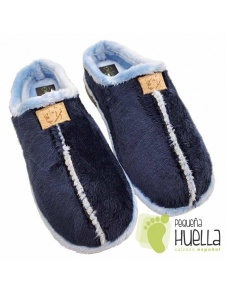 comprar Zapatillas azules casa Invierno ZAPAGREEN WALK ECO 3030