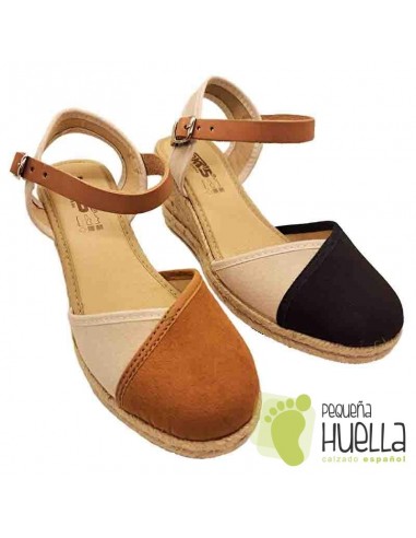 comprar Alpargatas bicolor cuña Kokis 45860 online