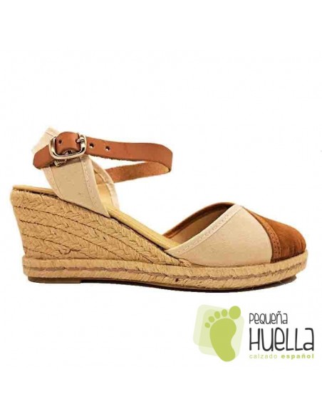 comprar Alpargatas bicolor cuña Kokis 45860 online