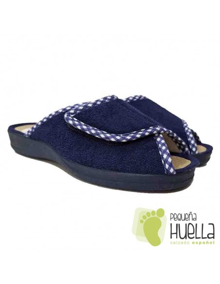 comprar Zapatillas mujer felpa con velcro Ruiz y Gallego 945